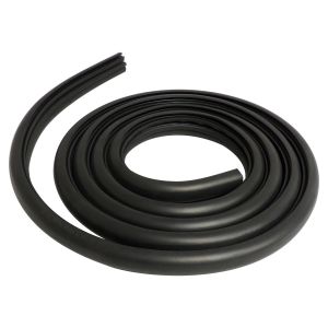 Crown Automotive Rubber Black Door Weatherstrip Rear-Left or Right For 2008-2012 KK Liberty 5112244AD