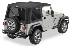 Bestop Replace-A-Top with Tinted Windows in Black Diamond For 2003-06 Jeep Wrangler TJ 5119335
