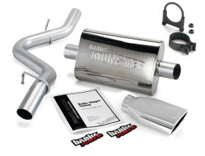 Banks Power Monster Stainless Exhaust T-409 For 1991-95 Jeep Wrangler YJ With 4.0L 51311