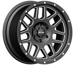 Pro Comp Series 40 Wheel 17 X 9 With 5 On 5.00 Bolt Pattern In Satin Black & Milled 5140-7973