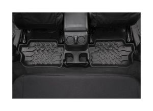 BESTOP Rear Floor Liners In Black For 2018+ Jeep Wrangler JL 2 Door Models 5151601