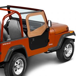 BESTOP Soft Upper Doors (Use With BESTOP Soft Tops Only) In Spice Denim For 1988-95 Jeep Wrangler YJ Models 5178037