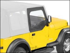 BESTOP Soft Upper Doors For Use With Factory Soft Top Only In Black Crush For 1988-95 Jeep Wrangler YJ 5178201