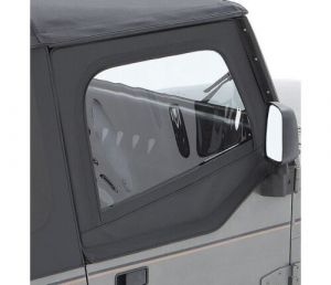 BESTOP Soft Upper Doors For Use With Factory Soft Top Only In Black Denim For 1988-95 Jeep Wrangler YJ 5178215