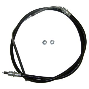 Crown Automotive Metal Black Parking Brake Cable Front  For 1987-1990 YJ Wrangler 52003181