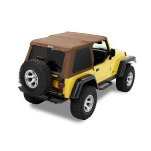 BESTOP Replace-A-Top for Trektop NX In Spice Denim For 1997-06 Jeep Wrangler TJ With Trektop NX 56820 5282037