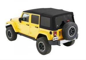 BESTOP Supertop NX Soft Top (OEM Style) For 2007-18 Jeep Wrangler JK Unlimited 4 Door Models 54823-