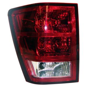 Crown Automotive Plastic Red Tail Light Rear-Left For 2005-2006 WK Grand Cherokee 55156615AE