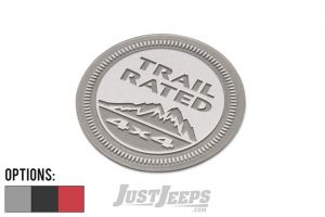MOPAR "Trail Rated 4x4" Badge Nameplate/Emblem 55157317AB-