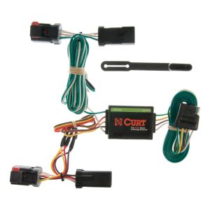 Curt Manufacturing Custom Wiring, 4-Way Flat for Caravan, Durango, Town and Country, Voyager 55334