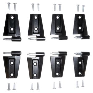 Crown Automotive Door Hinge Kt for 07-17 Jeep Wrangler, 18 Jeep Wrangler JK 55395384K8