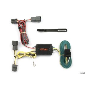 Curt Manufacturing Custom Wiring Harness, 4-Way Flat Output for Hyundai Tucson 55528