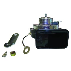 Crown Automotive Horn for 76-83 Jeep CJ5, 76-86 Jeep CJ7, 81-93 Jeep Cherokee, 81-88 Jeep J10, 81-88 Jeep J20, 81-85 Jeep Scrambler, 84-91 Jeep Grand Wagoneer, 86-92 Jeep Comanche, 87-95 Jeep Wrangler 56002378