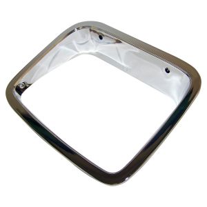 Crown Automotive Plastic Chrome Headlight Bezel Front-Left For 1987-1995 YJ Wrangler 56003105