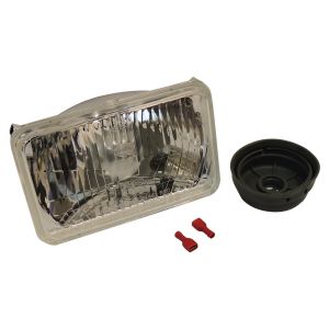 Crown Automotive Plastic Clear Headlight Front-Left or Right For 1991-1995 YJ Wrangler 56006212