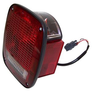 Crown Automotive Plastic Red Tail Light Rear-Left For 1998-2006 TJ Wrangler 56018649AC