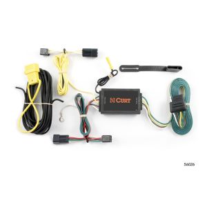 Curt Manufacturing Custom Wiring Harness, 4-Way Flat Output for Saturn Vue, Chevrolet Captiva 56026
