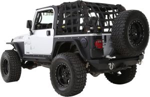 SmittyBilt C-RES.2 HD Cargo Restraint System In Black Diamond For 1997-06 Jeep Wrangler TJ 561135