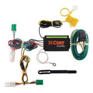 Curt Manufacturing Custom Wiring Harness, 4-Way Flat Output for Dodge Charger 56135