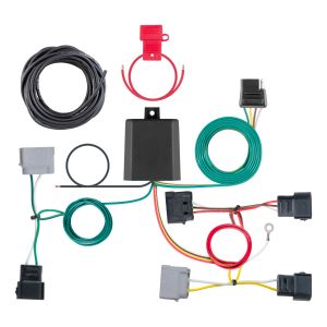 Curt Manufacturing Custom Wiring Harness, 4-Way Flat Output for Ford Escape, Mazda Tribute 56345