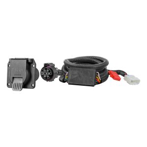 Curt Manufacturing Custom Wiring Connector, 7-Way RV Blade for Honda Pilot, Passport 56421