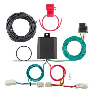 Curt Manufacturing Custom Wiring Harness, 4-Way Flat Output for Toyota Corolla 56454