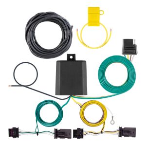 Curt Manufacturing Custom Wiring Harness, 4-Way Flat Output for Tesla Model 3 56549