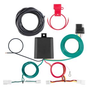 Curt Manufacturing Custom Wiring Harness, 4-Way Flat Output for Subaru Solterra, Toyota BZ4X 56550