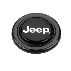 Grant Products Horn Button With Jeep Logo For 1946-95 Jeep CJ Series, Wrangler YJ & Cherokee XJ 5675