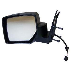 Crown Automotive Plastic Black Side Mirror Front-Left For 2008-2009 KK Liberty 57010077AE