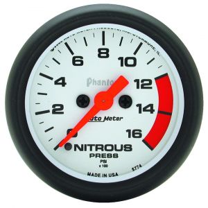 Auto Meter Phantom Series Nitrous Pressure 0-1600PSI 5774