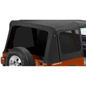 BESTOP Tinted Window Kit For BESTOP Trektop NX In Black Diamond For 2007-18 Jeep Wrangler JK Unlimited 4 Door 58223-35