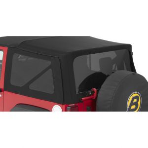 BESTOP Tinted Window Kit For BESTOP Replace-A-Top NX In Black Twill For 2007-09 Jeep Wrangler JK 2 Door 5844617