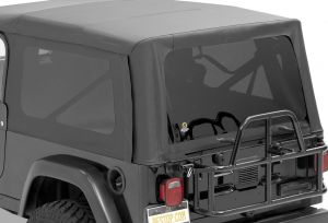 BESTOP Tinted Window Kit For BESTOP Supertop NX In Black Diamond For 2004-06 Jeep Wrangler TLJ Unlimited 5871035