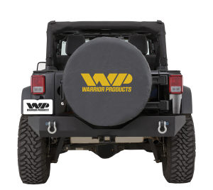 Warrior Products Rock Crawler Rear Bumper with D-ring Mounts For 2007-18 Jeep Wrangler JK 2 Door & Unlimited 4 Door Models 593
