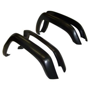 Crown Automotive Plastic Black Fender Flare Kit Front & Rear-Left & Right For 1997-2001 XJ Cherokee 5FWK