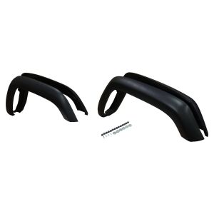 Crown Automotive Plastic Black Fender Flare Kit Front & Rear-Left & Right For 1997-2001 XJ Cherokee 5FWKMT