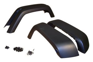 Crown Automotive Fender Flare Set in Textured Black for 07-18 Jeep Wrangler JK, JKU 5KFK