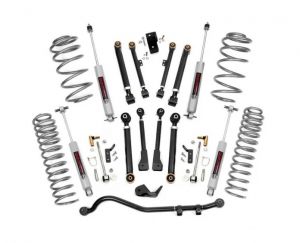 Rough Country 2½" X-Series Suspension Lift Kit With Premium N3.0 Shocks For 1997-06 Jeep Wrangler TJ & TJ Unlimited Models (4cyl Engine) 61120