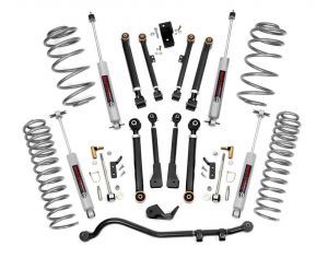 Rough Country 2½" X-Series Suspension Lift Kit With Premium N3.0 Shocks For 1997-06 Jeep Wrangler TJ & TJ Unlimited Models (6cyl Engine) 61220