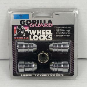 Gorilla Automotive Internal Spline Wheel Lock Kit (1/2" Thread Size, Pack Of 4) 61681