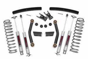 Rough Country 4½" Series II Suspension Lift System With Premium N3.0 Series Shocks For 1986-92 Jeep Comanche Pick Up (With Add-A-Leafs) 62630