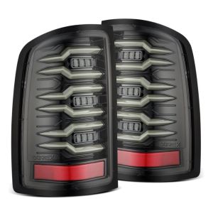 AlphaRex LED Taillights Alpha Black for 07-13 GMC Sierra, 07-14 GMC Sierra 2500 HD, 07-14 GMC Sierra 3500 HD 630070