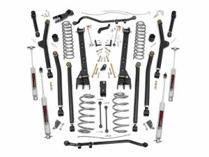 Rough Country 6" Long Arm Suspension Lift Kit With N3 Series For 2004-06 Jeep Wrangler TJ Unlimited Models 63122