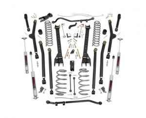 Rough Country 4" Long Arm Suspension Lift Kit With Premium N3 Series Shocks For 2004-06 Jeep Wrangler TJ Unlimited Models 63830