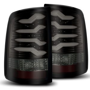 AlphaRex LED Taillights Jet Black for 11-18 Ram 1500, 2010 Dodge Ram 2500, 11-18 Ram 2500, 2010 Dodge Ram 3500, 11-18 Ram 3500, 19-20 Ram 1500 Classic, 09-10 Dodge Ram 1500 640010