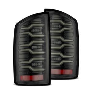 AlphaRex LED Taillights Alpha Black for 07-09 Dodge Ram 2500, 07-08 Dodge Ram 1500 641050