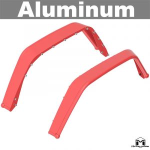 MetalCloak Aluminum Overland Tube Fenders for 18+ Jeep Wrangler JL, JLU & 20+ Gladiator JT 6500-AL-