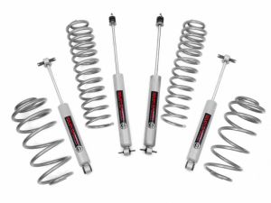 Rough Country 2½" Suspension Spring System Lift Kit With Premium N3.0 Series Shocks For 1997-06 Jeep Wrangler TJ & Jeep Wrangler TJ Unlimited (4 Cylinder Models) 652.20