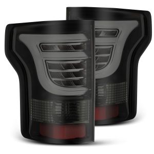 AlphaRex LED Taillights Jet Black for 15-20 Ford F-150 652010